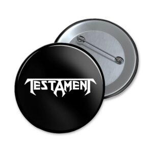 Testament | logo | button - 32 mm