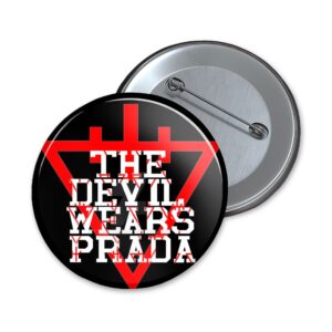 Devil Wears Prada (the) | logo on symbol | button - 32 mm