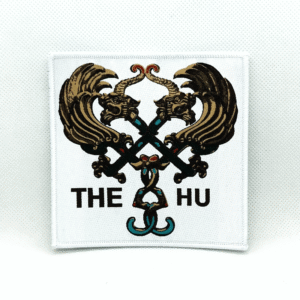 Hu (the) | white logo | patch