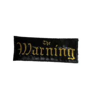Warning (the) | gold logo - 2024 | patch