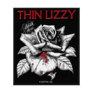 Thin Lizzy | black rose | patch