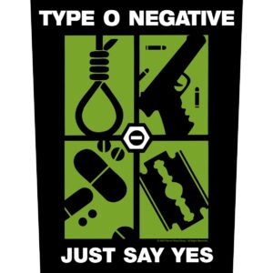 Type O Negative | just say yes | backpatch