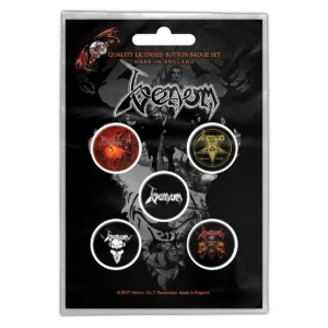 Venom | black metal | button set