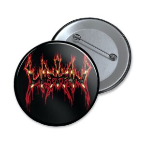 Watain | flaming logo | button - 32 mm