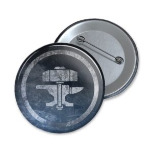 Wind Rose | wintersaga - anvil | button - 32 mm