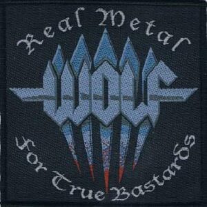 Wolf | real metal for true bastards | patch