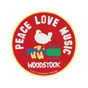 Woodstock | peace love music | patch